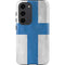 Finland Flag Distressed Galaxy S23 Pro Case